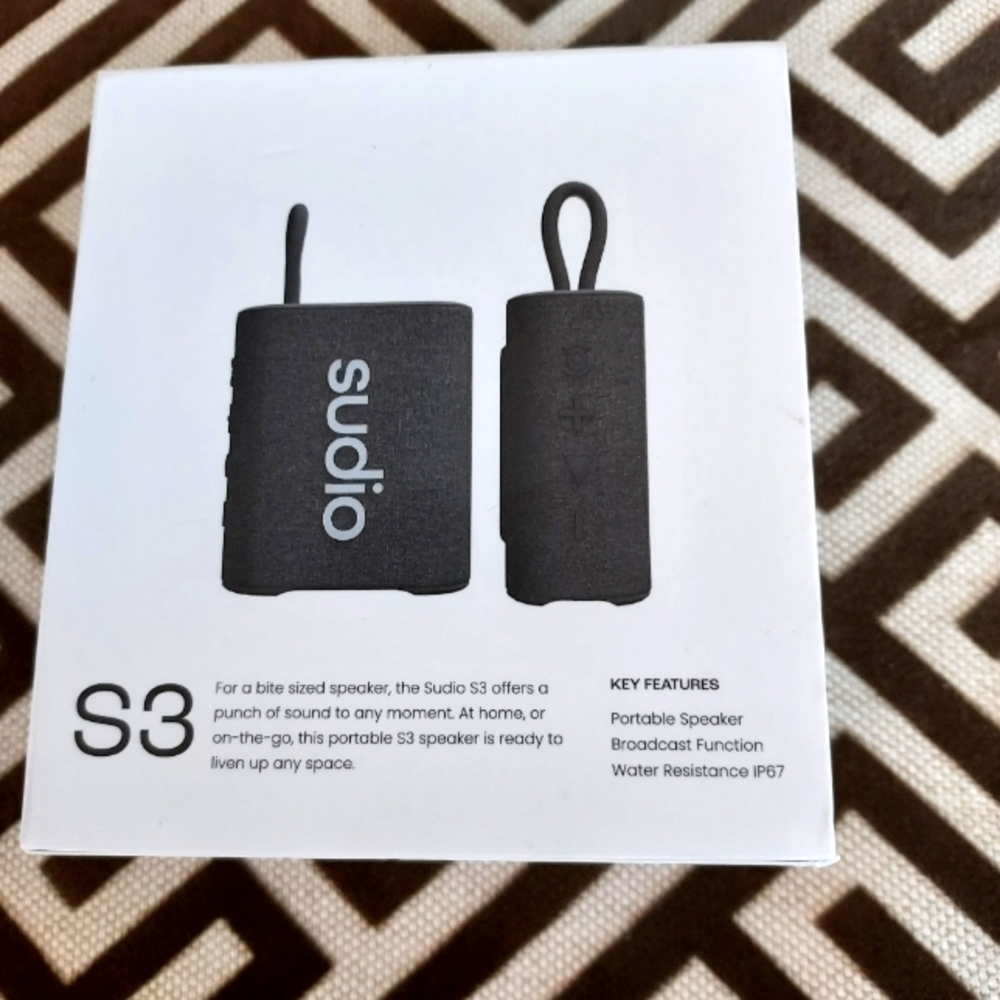 Sudio S3 Portable Speaker NIB